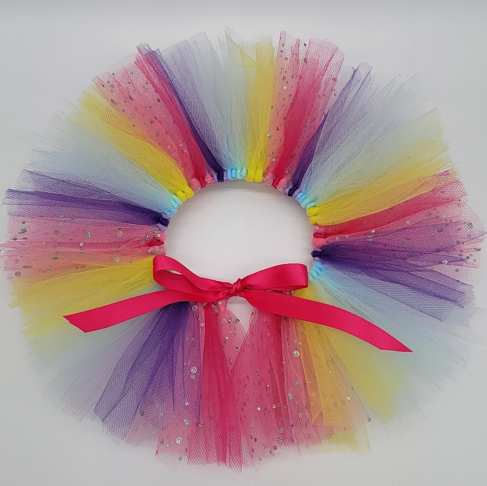 Tulle tutu with confetti tulle (For People AND Pets!)